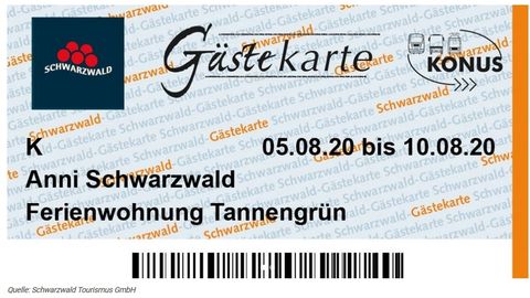 Gästekarte KONUS Beispiel