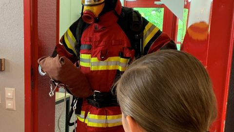 Zu Besuch bei der Feuerwehr