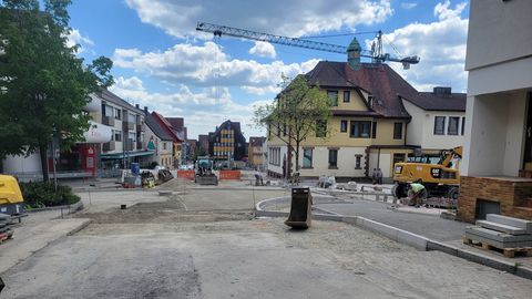 Hauptstraße im Umbau